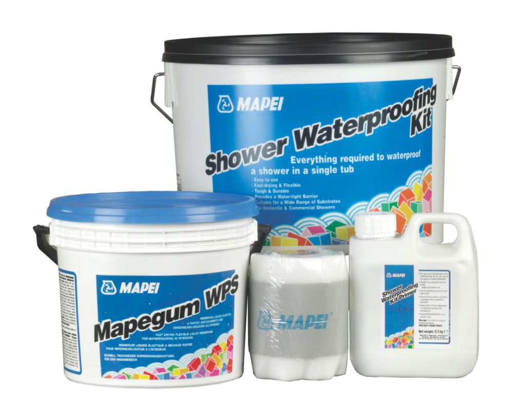 Mapei shower waterproofing kit