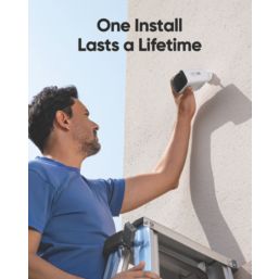 Eufy Solo Cam S220  Rechargeable Battery-Operated White Wireless 2K Indoor & Outdoor Square Security Camera 2 Pack