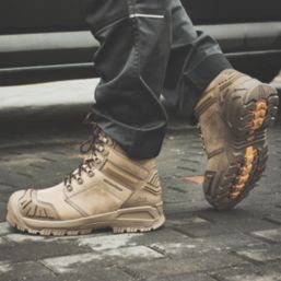 Site Fortress 2.0 Size 7  Stone Waterproof Steel Toe Cap Safety Boots