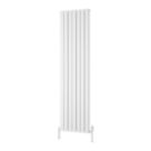 Reina Piatto Single 1800mm x 520mm 4009BTU White Vertical Designer Radiator