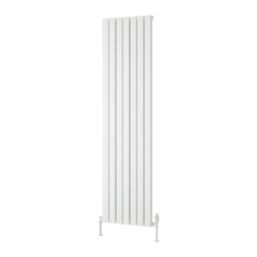 Reina Piatto Single 1800mm x 520mm 4009BTU White Vertical Designer Radiator