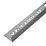 Homelux 9mm Straight Aluminium Tile Trim Gun Metal Grey  2.5m