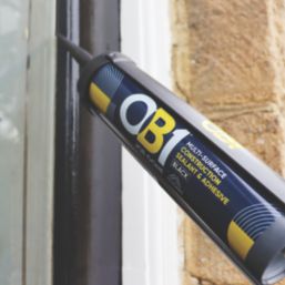 OB1  Multi-Purpose Sealant & Adhesive Black 290ml