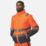 Regatta Pro Hi Vis Bomber Jacket Orange/Navy Medium 45" Chest