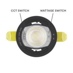 Collingwood H2 Lite CSP Fixed  Fire Rated LED Downlights White 4/6W 460-780lm 10 Pack