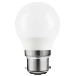 LAP  B22 Mini Globe LED Light Bulb 470lm 4.2W 3 Pack