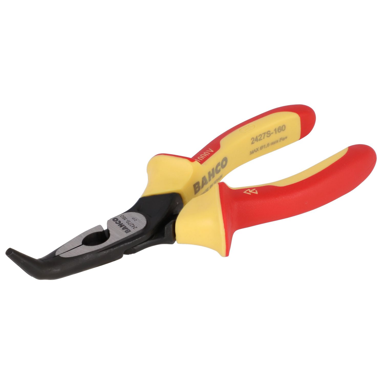 Bahco Electrical Bent Tip Snipe Nose Pliers 6" (160mm) (784RE)