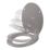 Pilica Soft-Close Toilet Seat Moulded Wood Grey