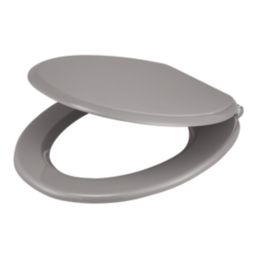 Pilica Soft-Close Toilet Seat Moulded Wood Grey
