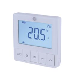 JG Underfloor JGSTATRF4BW Wireless RF Programmable Thermostat White 240V