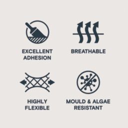 LickPro 5Ltr Smooth Taupe 02 Masonry Paint