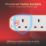 Masterplug 13A 4-Gang Unswitched Surge-Protected Extension Lead White 4m