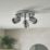 Lens Cylinder 3-Light Bathroom Spotlight Chrome