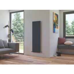 Ximax 1500mm x 445mm 2461BTU Anthracite Vertical Designer Radiator