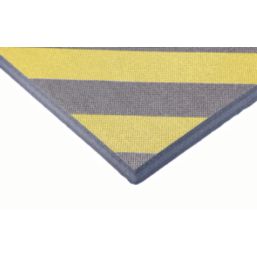 Mottez  Black / Yellow Protective Foam Strips 25mm x 250mm x 500mm 2 Pack