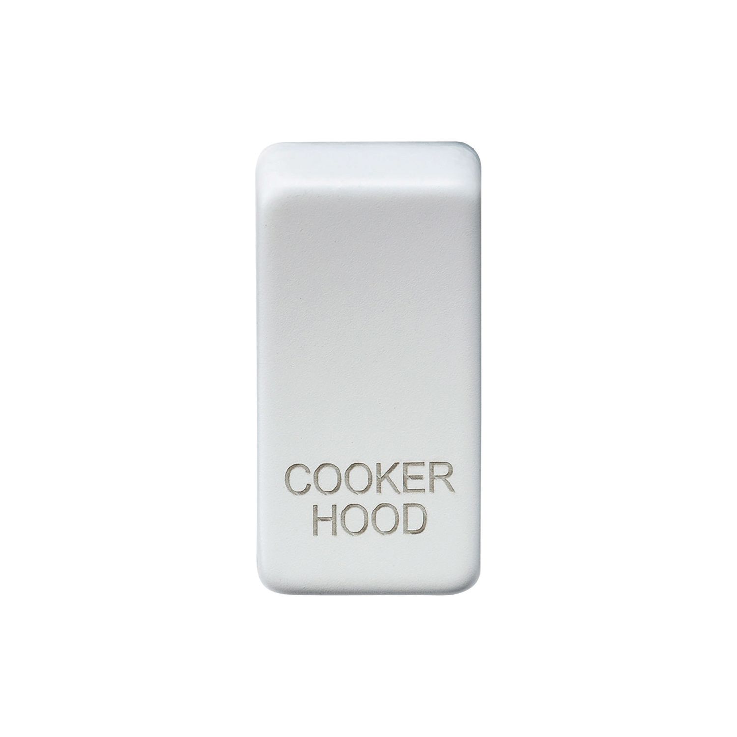 Knightsbridge 'COOKER HOOD' Switch Cover Matt White (785CR)