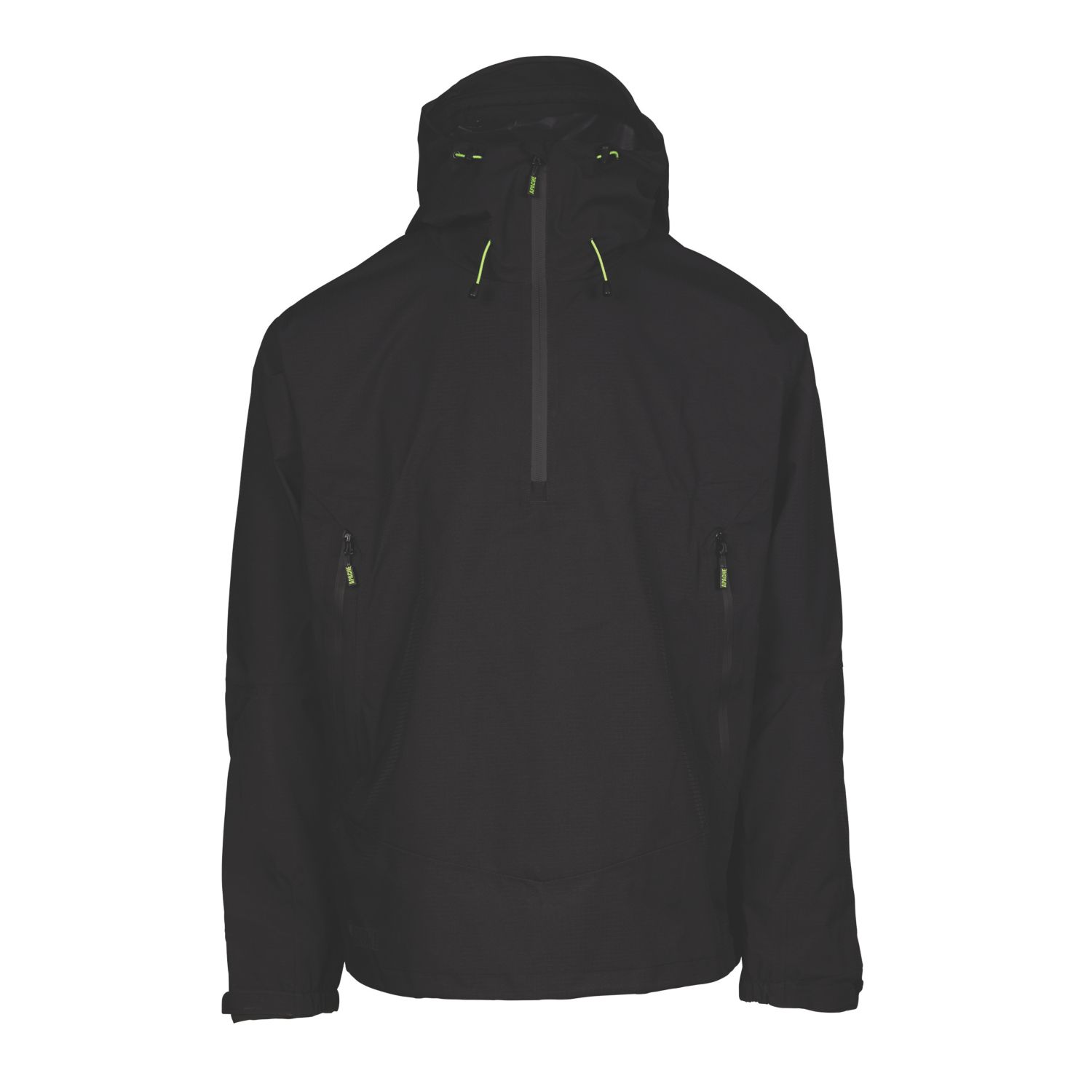 Apache White Rock Waterproof Jacket Black Large Size 23.62" Chest (785EJ)