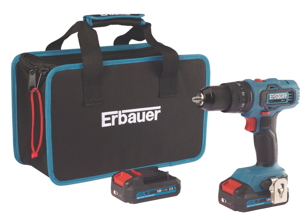 Erbauer twin drill discount set