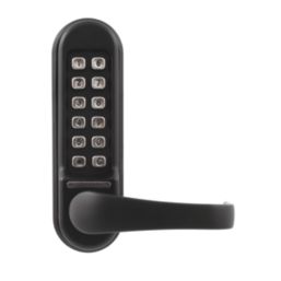 Codelocks  Push-Button Lock & Mortice Latch with Code-Free Mode 72mm Matt Black