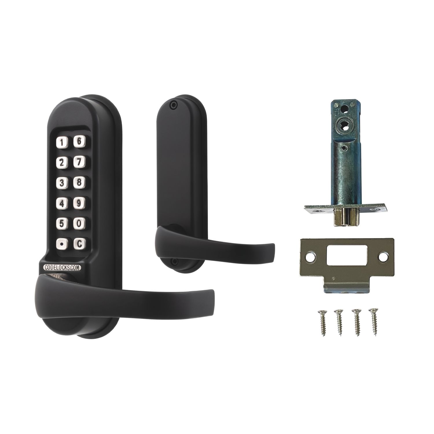 Codelocks Push-Button Lock & Mortice Latch with Code-Free Mode 72mm (785KK)