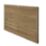 Forest Europa Single-Slatted  Fence Panels Natural Timber 6' x 4' Pack of 5