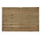 Forest Europa Single-Slatted  Garden Fence Panel Natural Timber 6' x 4' Pack of 5