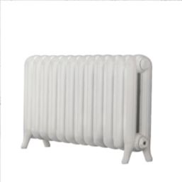 Arroll 549mm x 946mm 3480BTU White Cast Iron 2 Column Radiator