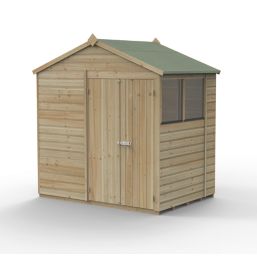 Forest Beckwood 7' x 5' (Nominal) Apex Shiplap Timber Shed