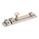 Smith & Locke Straight Door Bolt Satin Nickel 100mm