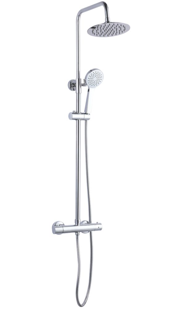 ETAL Videira RearFed Concealed Polished Chrome Thermostatic Bar Mixer
