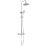 ETAL Videira Rear-Fed Concealed Polished Chrome Thermostatic Bar Mixer Shower
