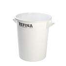 Refina  Plastic Mixing Tub White 75Ltr