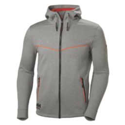 Helly Hansen Chelsea Evolution Hoodie Grey Melange Small 36" Chest