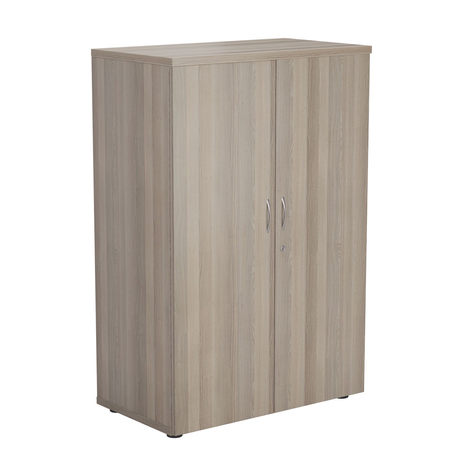 TC Group 3-Shelf Cupboard Grey Oak 800mm x 1200mm (785TT)