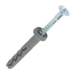 Rawlplug R-FX-C Nylon Hammer-In Fixings 6mm x 40mm 100 Pack