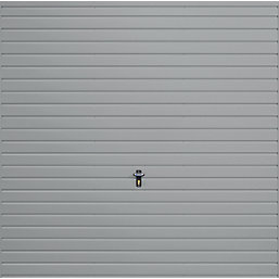 Gliderol Horizontal 8' x 6' 6" Non-Insulated Frameless Steel Up & Over Garage Door Light Grey