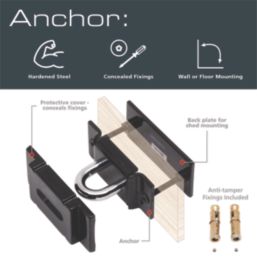 Burg-Wachter Shed Security Kit 5 Pieces