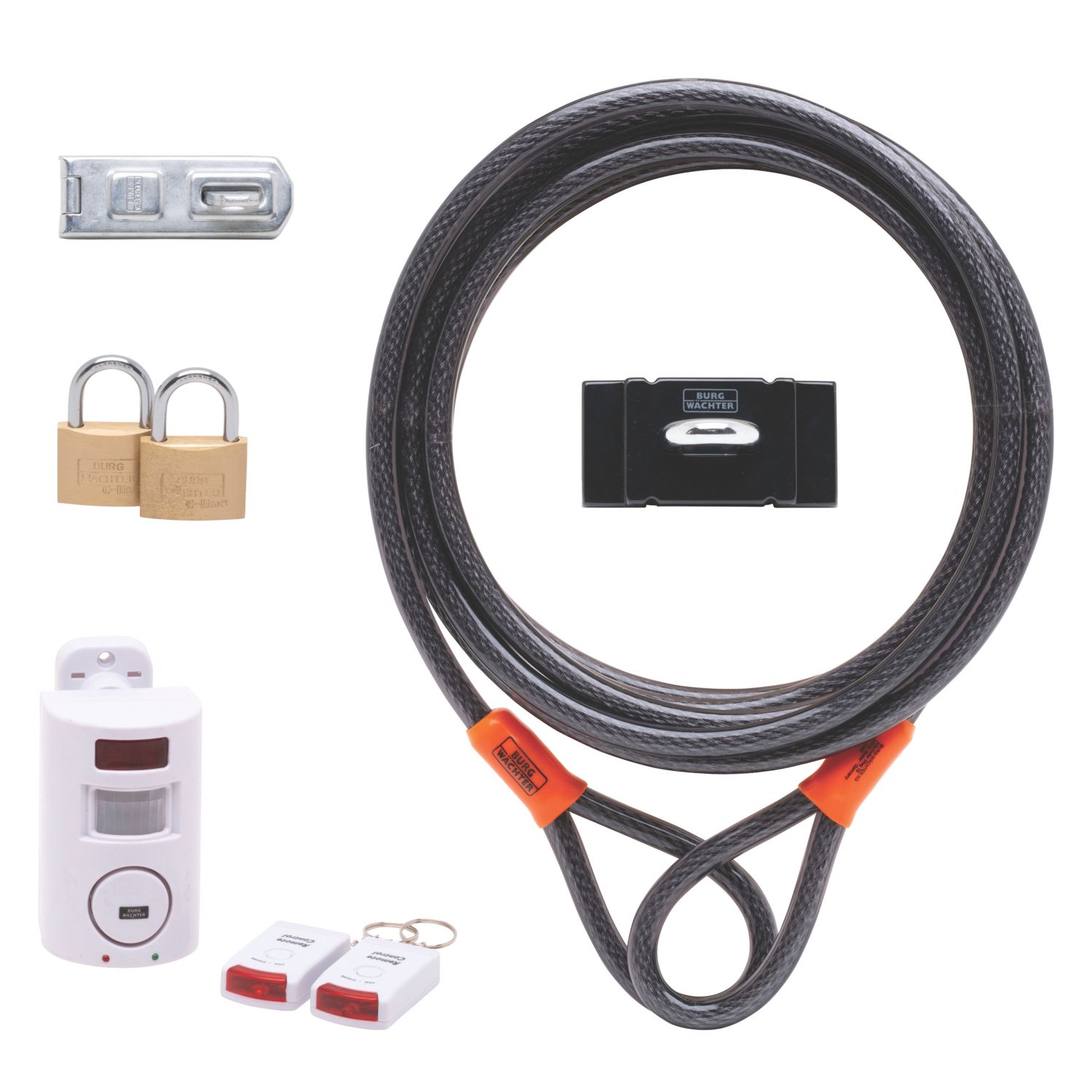 Burg-Wachter Shed Security Kit 5 Pieces (785YW)