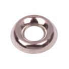 Essentials 8ga 200 Pack Nickel-Plated Screw Cups