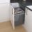 Refurb Essentials Vigote Pull-Out Bin Anthracite 92Ltr