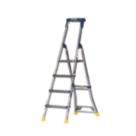 Werner Aluminium 1.60m 4 Step Swingback Platform Step Ladder