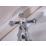 Bristan Colonial Chrome-Plated 110mm Standard Cross Head 2 Tap Holes Basin Pillar Tap