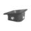 Calex Altamura Outdoor LED Solar Wall Light  Black 40lm