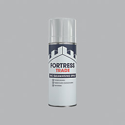Fortress Trade Zinc-Galvanising Spray Paint Silver Matt 400ml