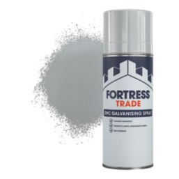 Fortress Trade Zinc-Galvanising Spray Paint Silver Matt 400ml