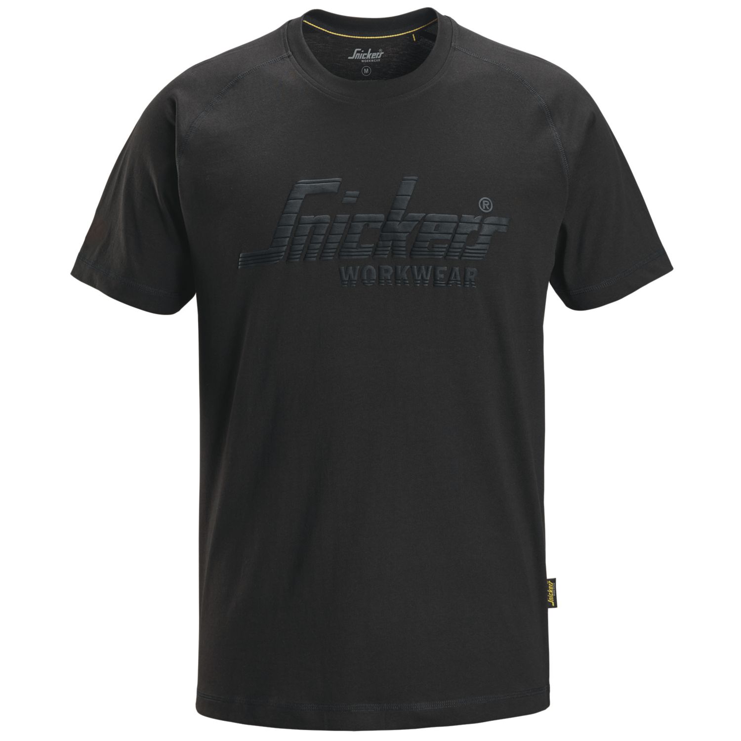 Snickers 2590 Logo Short Sleeve T-Shirt Black Medium 39" Chest (786KC)