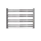 Time 420mm x 600mm 716BTU Chrome Flat Designer Towel Radiator