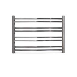 Time 420mm x 600mm 716BTU Chrome Flat Designer Towel Radiator