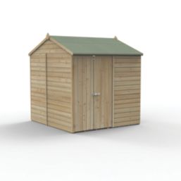 Forest Beckwood 7' x 7' (Nominal) Reverse Apex Shiplap Timber Shed with Assembly