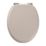 Pilica Soft-Close Toilet Seat Moulded Wood Taupe